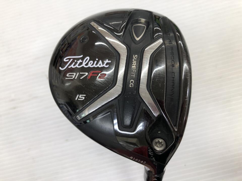 【中古】タイトリスト 917F2 フェアウェイウッド 3W 15° Sフレックス 43.0インチ ヘッドカバーあり Speeder 661 EVOLUTION ３ Cランク 右利き用 Titleist ゴルフクラブ ゴルフドゥ ゴルフ用品 GOLF DO 中古