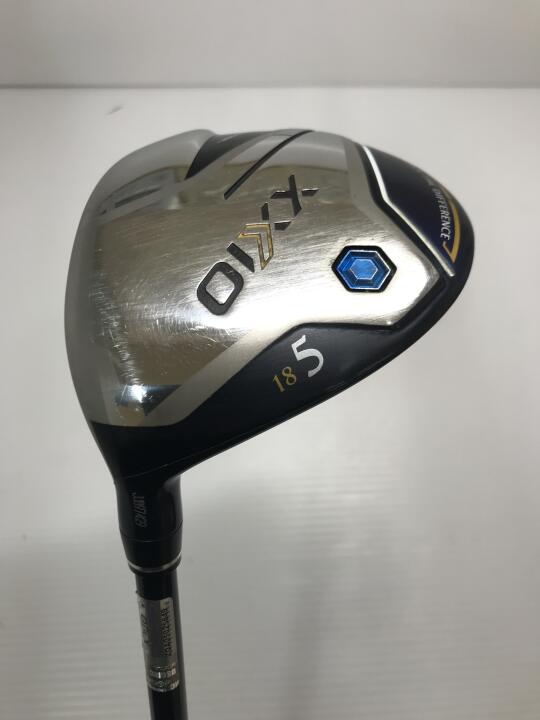 【中古】ダンロップ XXIO 12 ネイビー フェアウェイウッド 5W 18° Rフレックス 42.25インチ ヘッドカバーあり MP1200 ネイビー Cランク 左利き用 DUNLOP ゴルフクラブ ゼクシオ12 ゴルフドゥ ゴルフ用