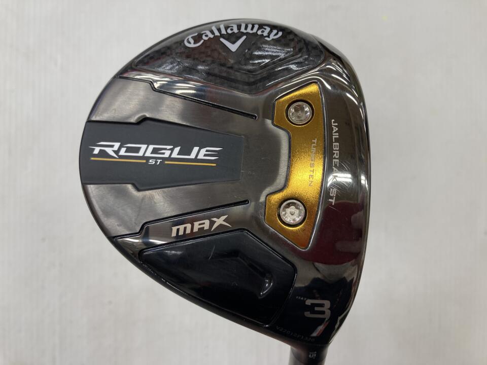 【中古】キャロウェイ ROGUE ST MAX フェアウェイウッド 3W 15° Sフレックス 42.75インチ ﾂｱｰAD　DI-7 リシャフト品 Dランク 右利き用 Callaway ゴルフクラブ ローグSTマックス ゴルフドゥ ゴルフ用