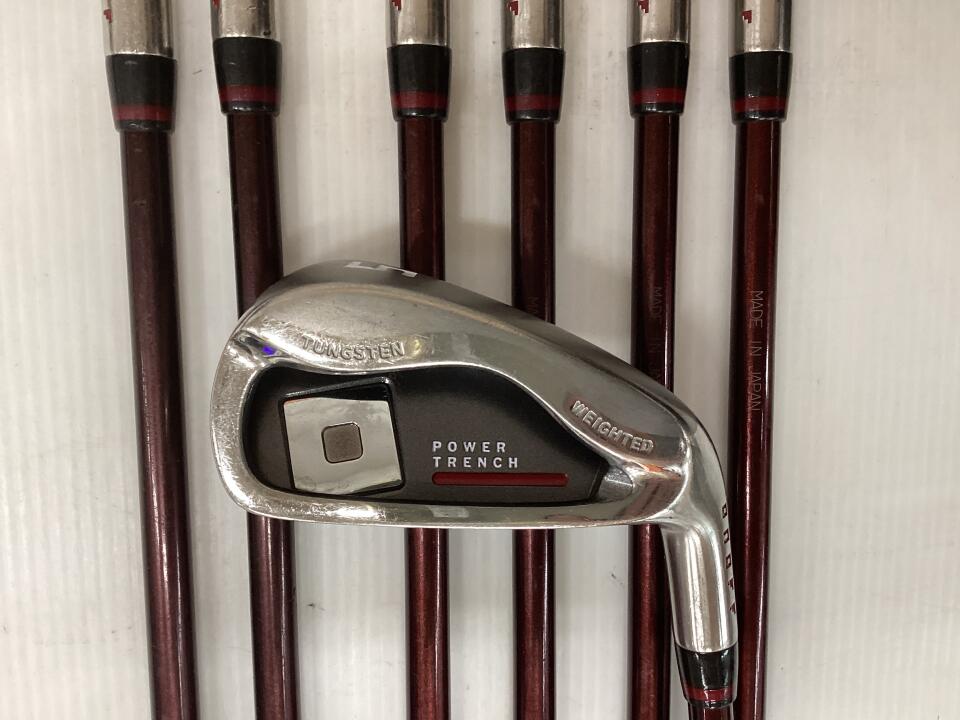 【中古】グローブライド ONOFF IRON AKA 2016 アイアンセット 23&deg; Rフレックス 38.5インチ SMOOTH KICK MP-516I Dランク 右利き用 GLOBERIDE ゴルフクラブ オノフ アイアン アカ ゴルフドゥ ゴルフ用品 GOLF DO｜ゴルフ ドゥ 中古クラブ店
