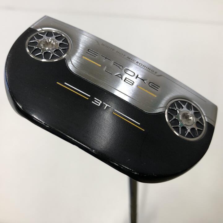 【中古】オデッセイ STROKE LAB 3T パター 34.0インチ ヘッドカバーあり オリジナルスチール Cランク 右利き用 ODYSSEY ゴルフクラブ ゴルフドゥ ゴルフ用品 GOLF DO 中古ゴルフクラブ