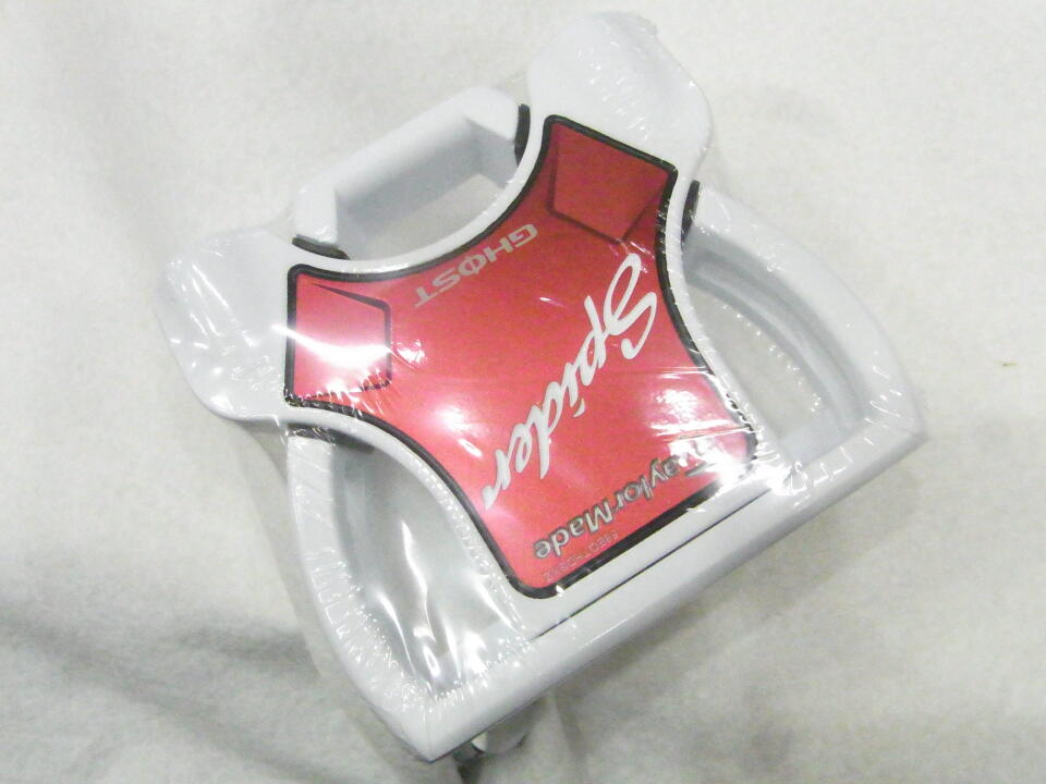 【中古】テーラーメイド Spider GHOST WHITE SMALL SLANT 2024 パター 35.0インチ ヘッドカバーあり オリジナルスチール Sランク 右利き用 Taylormade ゴルフクラブ ゴルフドゥ ゴルフ用品 GOLF DO 中古ゴル