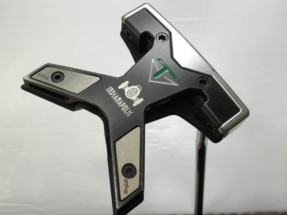 【中古】オデッセイ TOULON DESIGN INDIANAPOLIS 2017 パター 34.0インチ ヘッドカバーあり オリジナルスチール(SS2.0 MID SLIMｸﾞﾘｯﾌﾟ) Dランク 右利き用 ODYSSEY ゴルフクラブ ゴルフドゥ ゴルフ用品 G