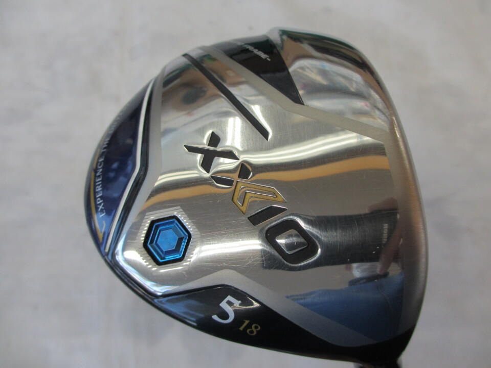 【中古】ダンロップ XXIO 12 ネイビー フェアウェイウッド 5W 18° Sフレックス 42.25インチ ヘッドカバーあり MP1200 ネイビー Cランク 右利き用 DUNLOP ゴルフクラブ ゼクシオ12 ゴルフドゥ ゴルフ用