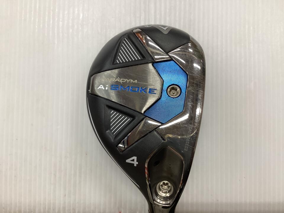 【中古】キャロウェイ PARADYM Ai SMOKE ユーティリティ 21° Sフレックス 40.0インチ ヘッドカバーあり ツアーAD DI-95HYBRID カスタム リシャフト品 Dランク 右利き用 Callaway ゴルフクラブ パラダイムA
