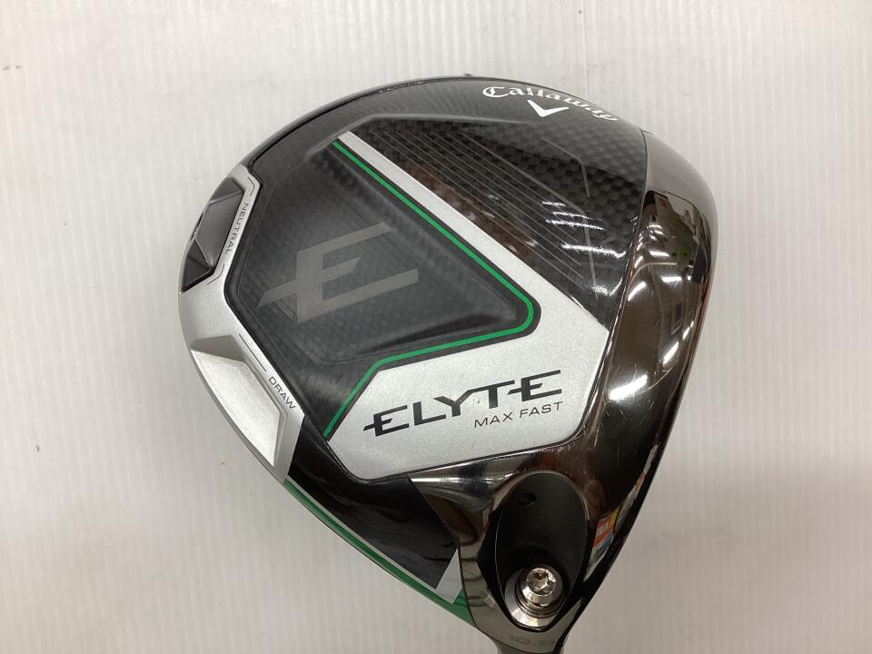 【中古】キャロウェイ ELYTE MAX FAST ドライバー 10.5° Rフレックス 45.5インチ ヘッドカバーあり LIN-Q GREEN 40 for Callaway Cランク 右利き用 Callaway ゴルフクラブ エリートマックスファスト ゴルフド
