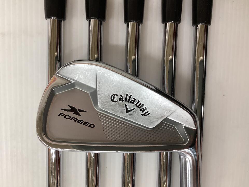 【中古】キャロウェイ X FORGED STAR 2021 アイアンセット Sフレックス 38.0インチ NSプロ MODUS 3 TOUR 105 Cランク 右利き用 Callaway ゴルフクラブ エックスフォージドスター2021 ゴルフドゥ ゴルフ用品 G