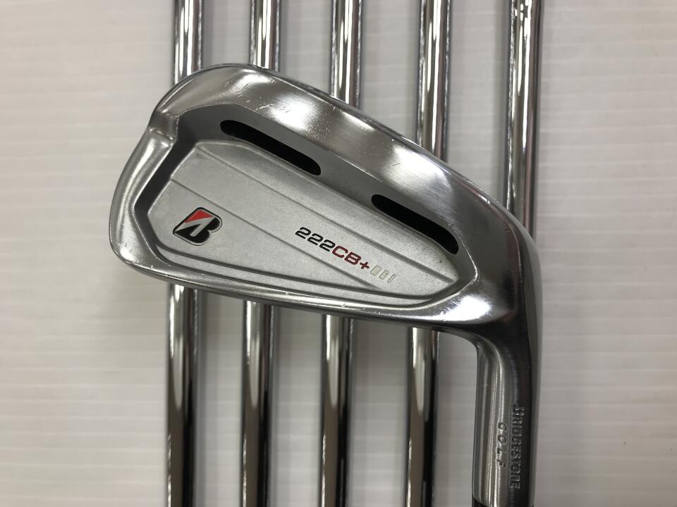 【中古】ブリヂストン 222CB+ アイアンセット Sフレックス 37.75インチ NSプロ MODUS3 TOUR 115 リシャフト品 Cランク 右利き用 BRIDGESTONE ゴルフクラブ ゴルフドゥ ゴルフ用品 GOLF DO 中古ゴルフクラブ