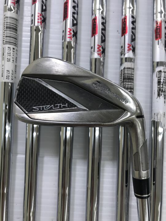 【中古】テーラーメイド STEALTH アイアンセット Sフレックス 37.75インチ KBS MAX MT85 JP Cランク 右利き用 Taylormade ゴルフクラブ ステルス ゴルフドゥ ゴルフ用品 GOLF DO 中古ゴルフクラブ