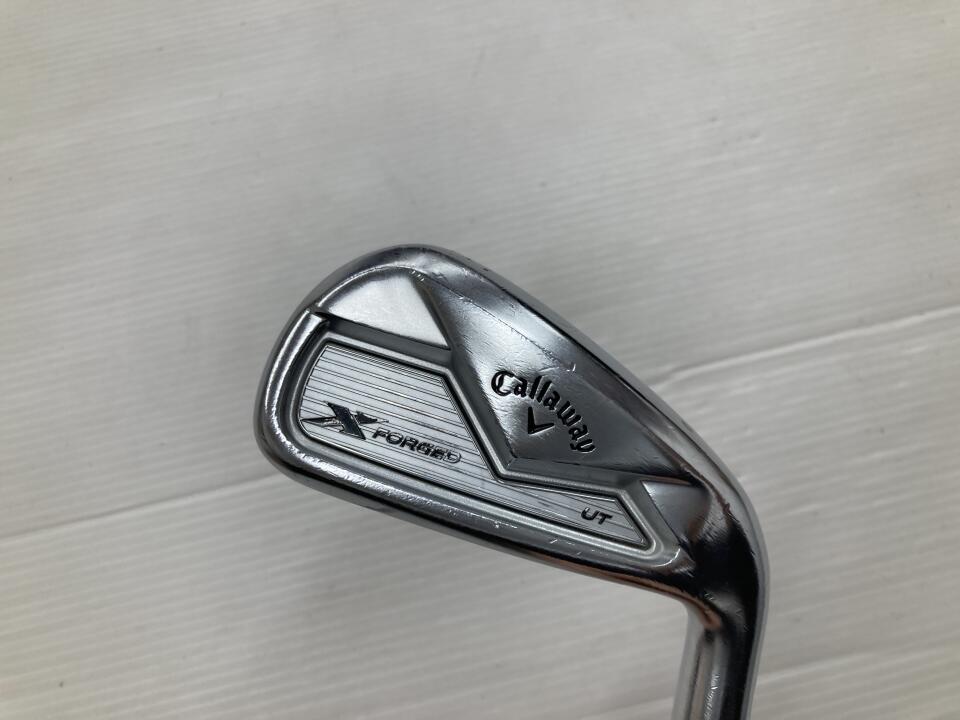 【中古】キャロウェイ X FORGED UT 2018 ユーティリティ 24° X100Uフレックス 39.0インチ ﾀﾞｲﾅﾐｯｸｺﾞｰﾙﾄﾞ リシャフト品 Cランク 右利き用 Callaway ゴルフクラブ エックスフォージドUT 2018