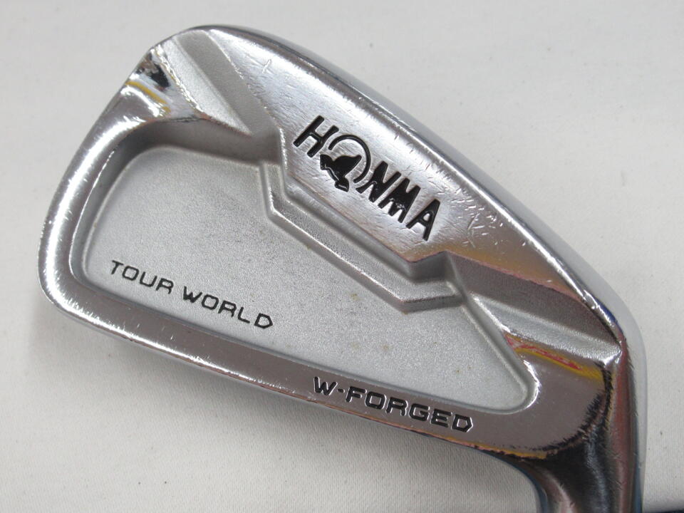 【中古】【訳あり】ホンマゴルフ TOUR WORLD TW737V アイアンセット S200フレックス 37.75インチ ﾀﾞｲﾅﾐｯｸｺﾞｰﾙﾄﾞ AMT ﾂｱｰｲｼｭｰ リシャフト品 Dランク 右利き用 ゴルフクラブ ツア