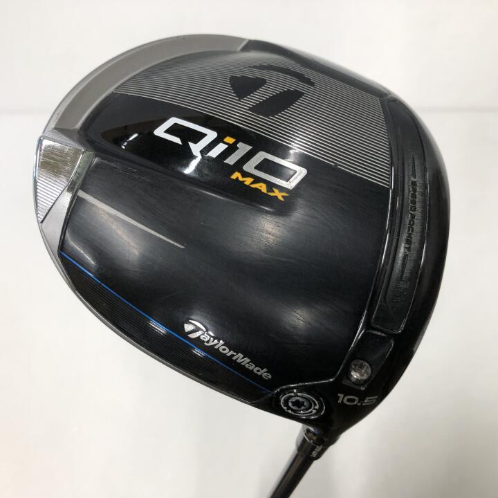 【中古】テーラーメイド Qi10 MAX ドライバー 10.5° Rフレックス 45.25インチ ヘッドカバーあり Diamana BLUE TM50 Cランク 右利き用 Taylormade ゴルフクラブ Qi10マックス ゴルフドゥ ゴルフ用品 GOLF DO 中