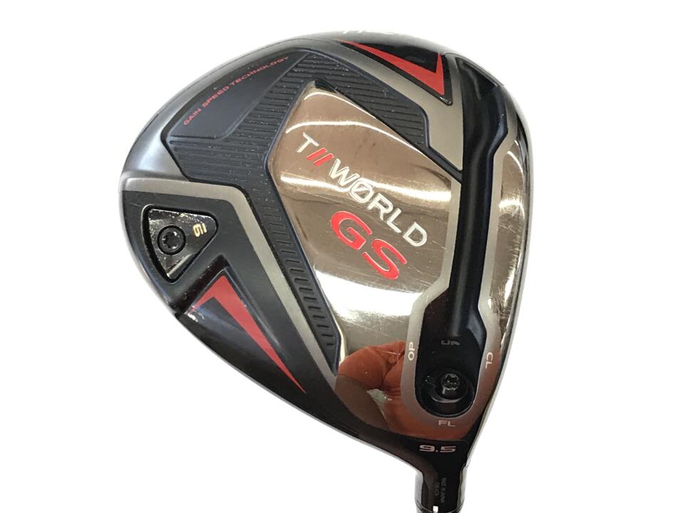 【中古】ホンマゴルフ TOUR WORLD GS ドライバー 9.5° 45.75インチ ヘッドカバーあり VIZARD PT 60 リシャフト品 Cランク 右利き用 ゴルフクラブ ツアーワールドGS ゴルフドゥ ゴルフ用品 GOLF DO 中古ゴ