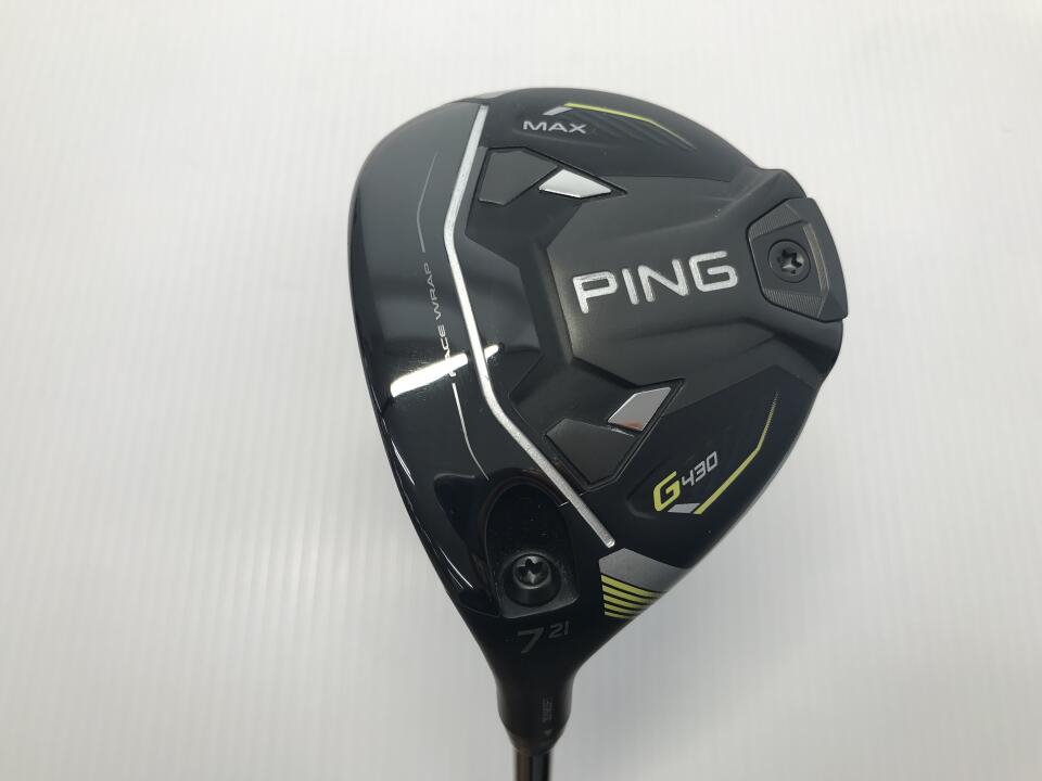 【中古】ピン G430 MAX フェアウェイウッド 7W 21° Rフレックス 42.0インチ ヘッドカバーあり ALTA J CB BLACK Cランク 左利き用 PING ゴルフクラブ G430マックス ゴルフドゥ ゴルフ用品 GOLF DO 中古ゴル