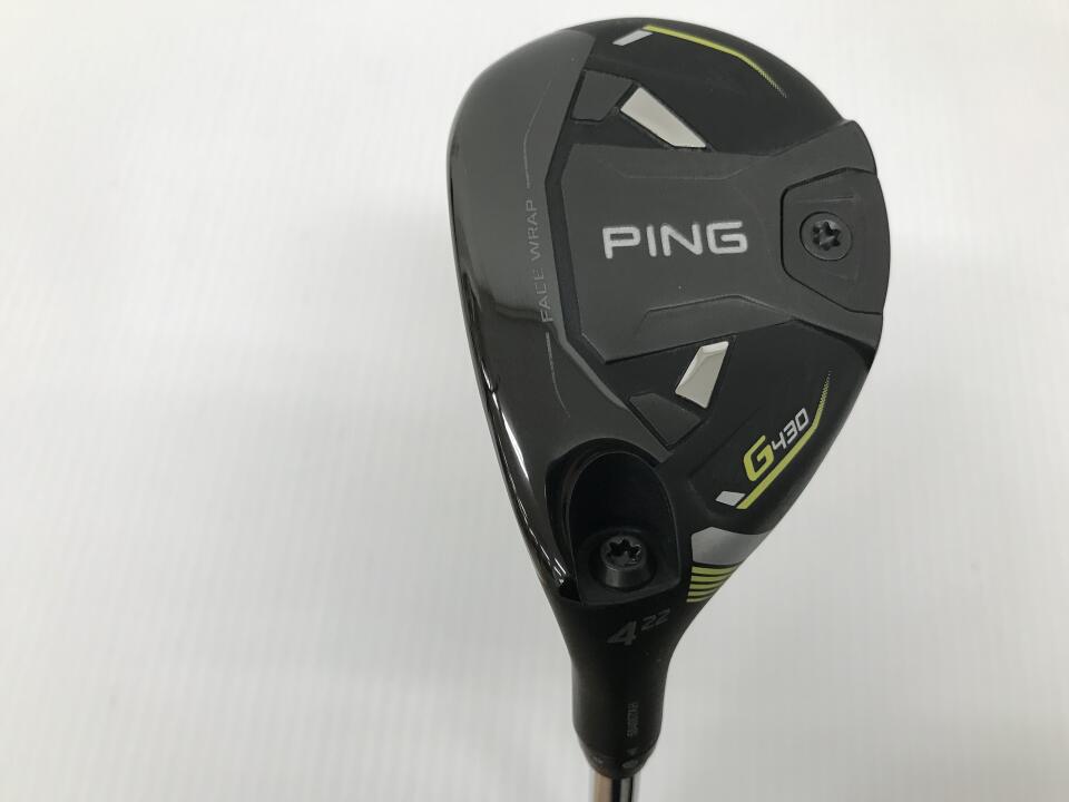 【中古】ピン G430 ユーティリティ 22° Sフレックス 39.25インチ ヘッドカバーあり AWT 2.0 LITE Cランク 左利き用 PING ゴルフクラブ ゴルフドゥ ゴルフ用品 GOLF DO 中古ゴルフクラブ