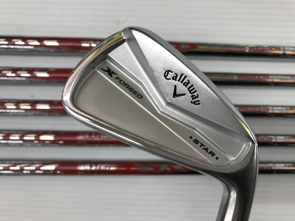 【中古】キャロウェイ X FORGED STAR 2024 アイアンセット Sフレックス 38.0インチ NSプロ MODUS 3 TOUR 105 Cランク 右利き用 Callaway ゴルフクラブ エックスフォージドスター2024 ゴルフドゥ ゴルフ用品 G