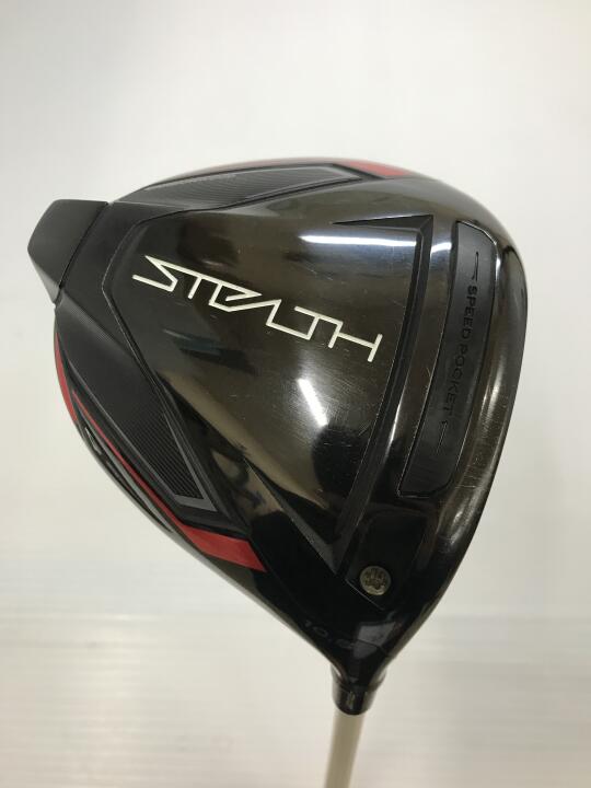 【中古】テーラーメイド STEALTH ドライバー 10.5° Sフレックス 45.25インチ ヘッドカバーあり ツアーAD HD-6 リシャフト品 Dランク 右利き用 Taylormade ゴルフクラブ ステルス ゴルフドゥ ゴルフ用