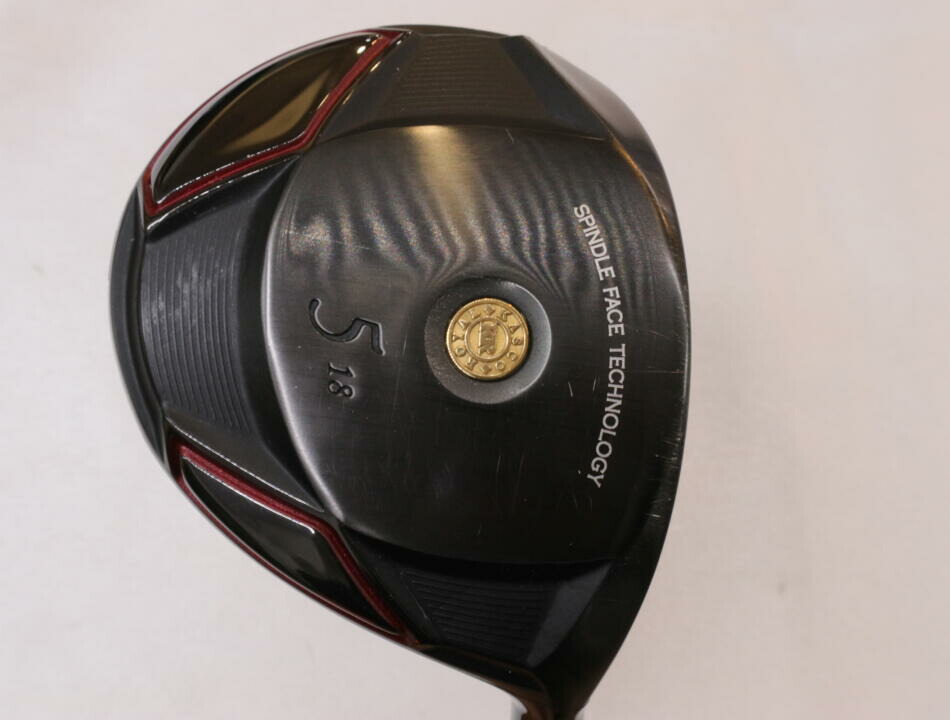 【中古】キャスコ ROYAL 6 フェアウェイウッド 5W 18° Rフレックス 42.5インチ ヘッドカバーあり オリジナルカーボン Cランク 右利き用 Kasco ゴルフクラブ ゴルフドゥ ゴルフ用品 GOLF DO 中古ゴル