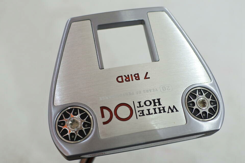 【中古】オデッセイ ホワイト ホット OG #7 BIRD パター 33.0インチ ヘッドカバーあり STROKE LAB Cランク 右利き用 ODYSSEY ゴルフクラブ ゴルフドゥ ゴルフ用品 GOLF DO 中古ゴルフクラブ