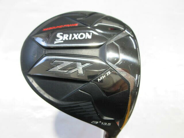 【中古】ダンロップ SRIXON ZX Mk2 フェアウェイウッド 3+W 13.5° Sフレックス 43.5インチ ヘッドカバーあり ツアーAD DI-6 リシャフト品 Cランク 右利き用 DUNLOP ゴルフクラブ スリクソンZX MX2 ゴルフ