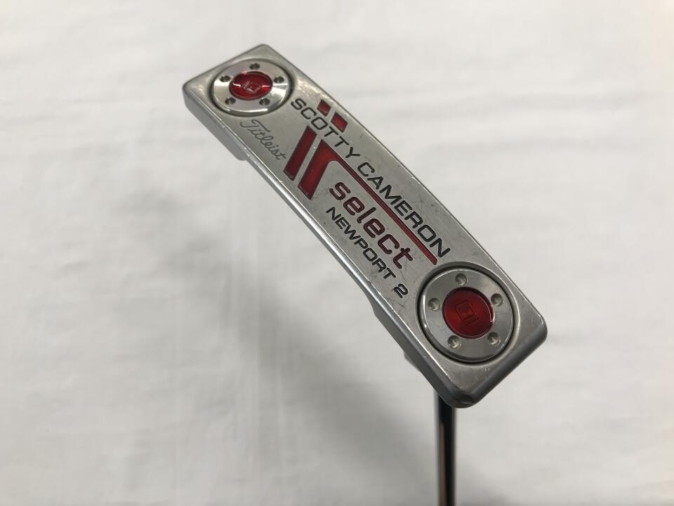 【中古】タイトリスト SC Select NEWPORT 2 2014 パター 35.0インチ ヘッドカバーあり オリジナルスチール Cランク 右利き用 Titleist ゴルフクラブ スコッティキャメロン セレクト ニューポート2 ゴル 22,867円