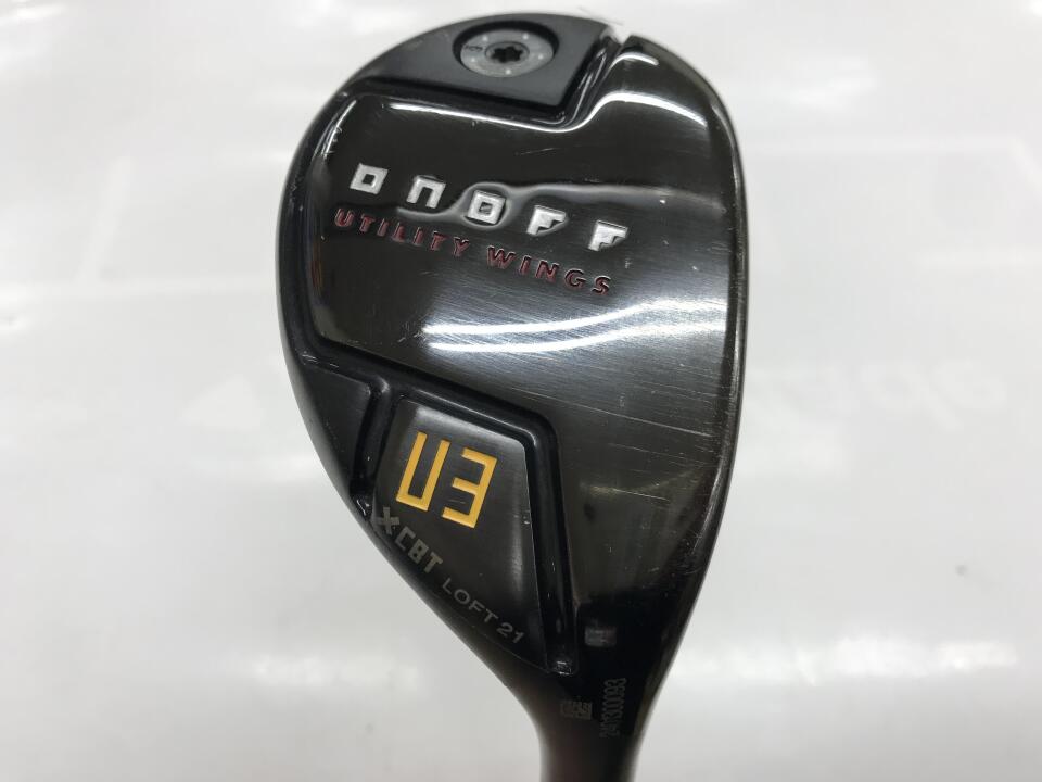 【中古】グローブライド ONOFF UTILITY WINGS KURO 2024 ユーティリティ 21° Sフレックス 39.5インチ ヘッドカバーあり CBT:624I Cランク 右利き用 GLOBERIDE ゴルフクラブ オノフ ユーティリティーウィング|ゴルフ ドゥ 中古クラブ店
