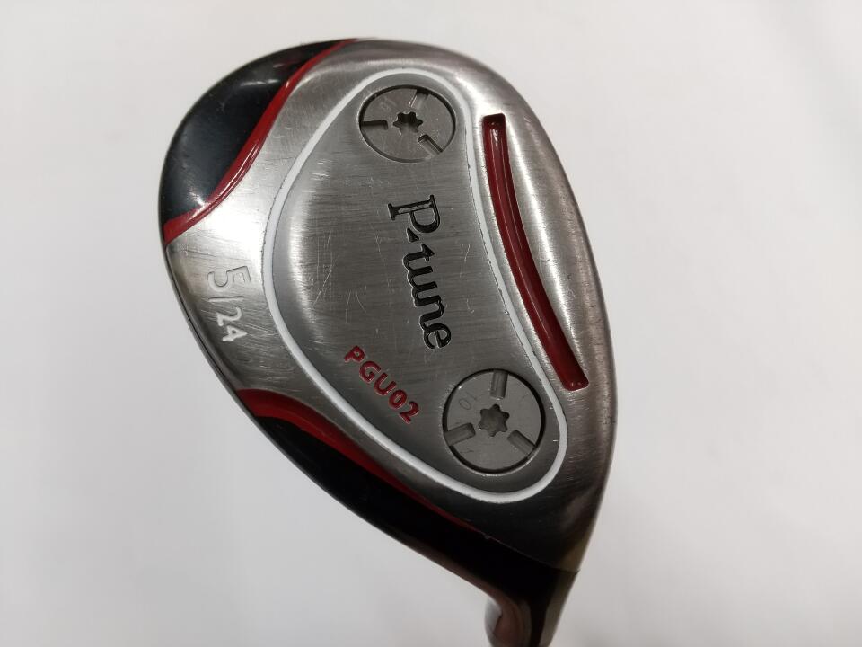 【中古】ピジョンゴルフ P-tune PG U02 UT ユーティリティ 24° Sフレックス 40.0インチ ヘッドカバーあり ﾂｱｰAD RAUNEｈ65 リシャフト品 Cランク 右利き用 PIGEON GOLF ゴルフクラブ ゴルフドゥ ゴル