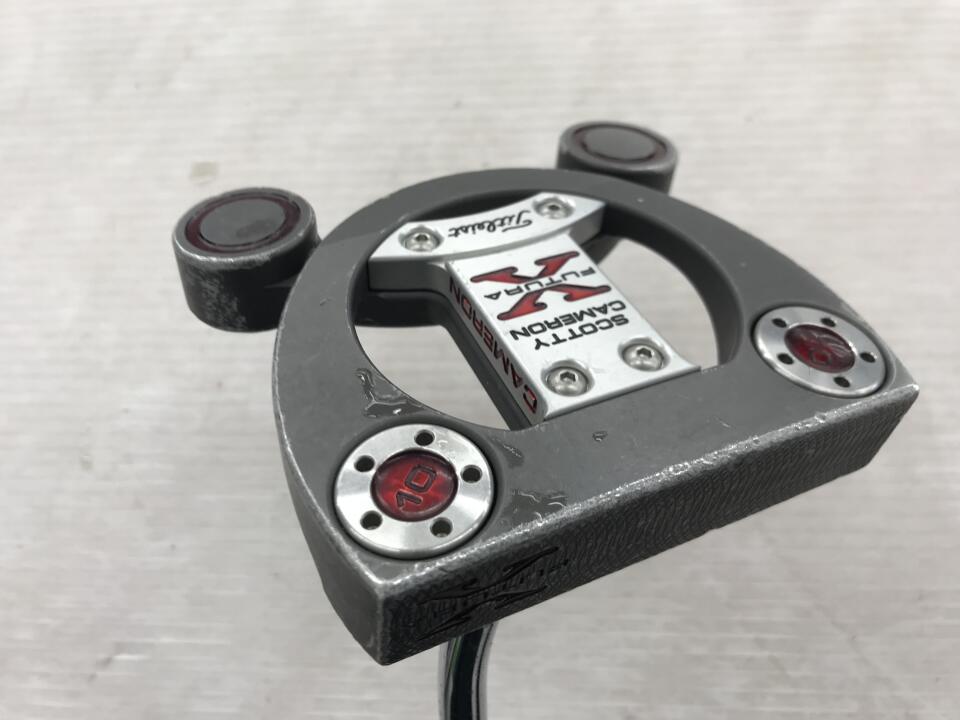【中古】タイトリスト SC FUTURA X パター 35.0インチ ヘッドカバーあり オリジナルスチール Dランク 右利き用 Titleist ゴルフクラブ スコッティキャメロン フューチュラエックス ゴルフドゥ ゴ｜ゴルフ ドゥ 中古クラブ店