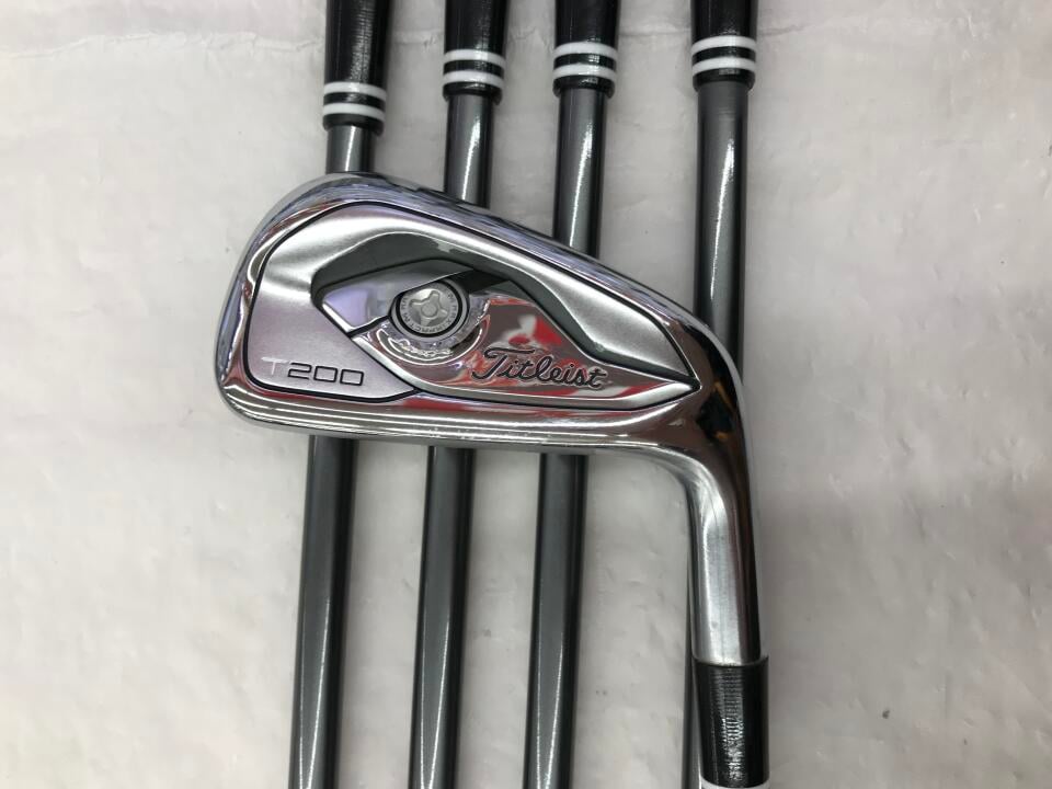 【中古】タイトリスト T200 アイアンセット Sフレックス 37.75インチ MCI BLACK 100 リシャフト品 Cランク 右利き用 Titleist ゴルフクラブ ゴルフドゥ ゴルフ用品 GOLF DO 中古ゴルフクラブ