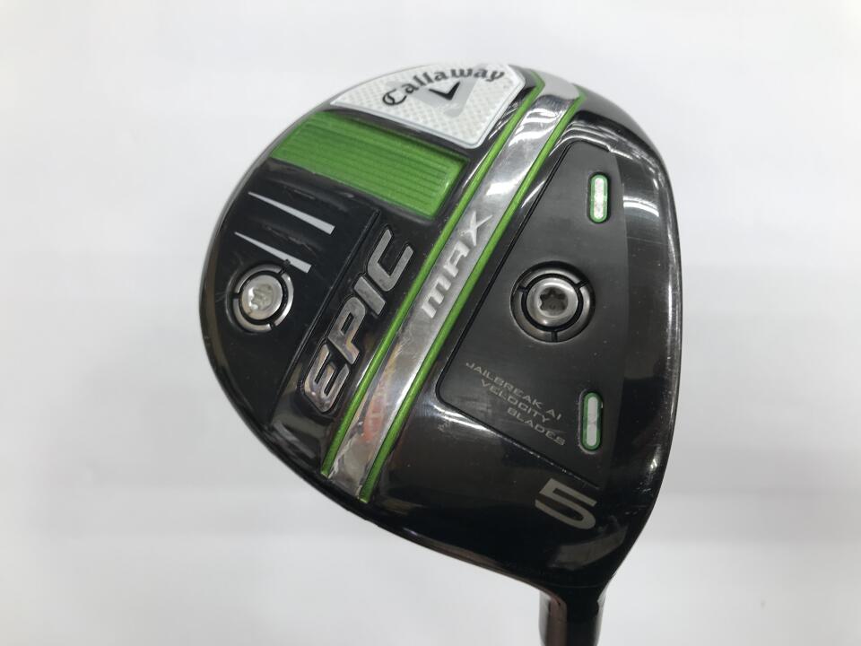 【中古】キャロウェイ EPIC MAX フェアウェイウッド 5W 18° SRフレックス 42.25インチ Diamana 40 for Callaway(EPIC MAX) Dランク 右利き用 Callaway ゴルフクラブ エピックマックス ゴルフドゥ ゴルフ用品 GOL