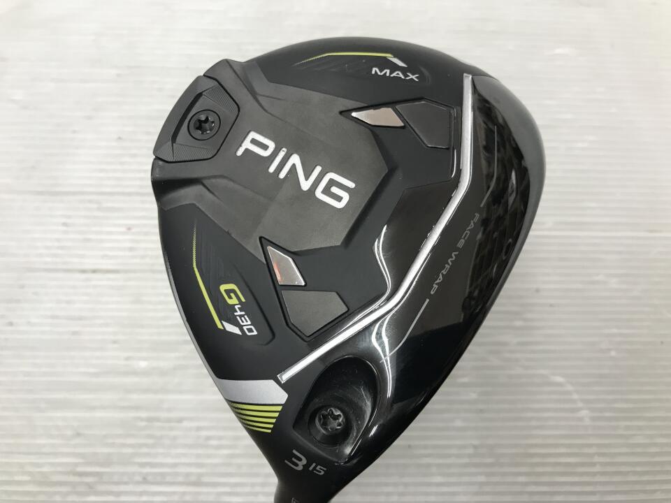 【中古】ピン G430 MAX フェアウェイウッド 3W 15° Rフレックス 42.75インチ ヘッドカバーあり ALTA J CB BLACK Cランク 右利き用 PING ゴルフクラブ G430マックス ゴルフドゥ ゴルフ用品 GOLF DO 中古ゴル