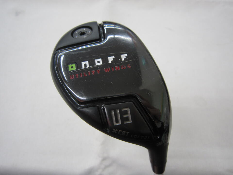 【中古】グローブライド ONOFF UTILITY WINGS KURO 2024 ユーティリティ 21&deg; Sフレックス 39.5インチ ヘッドカバーあり ◆リシャフト◆MCH 80 リシャフト品 Cランク 右利き用 GLOBERIDE ゴルフクラブ オノ｜ゴルフ ドゥ 中古クラブ店