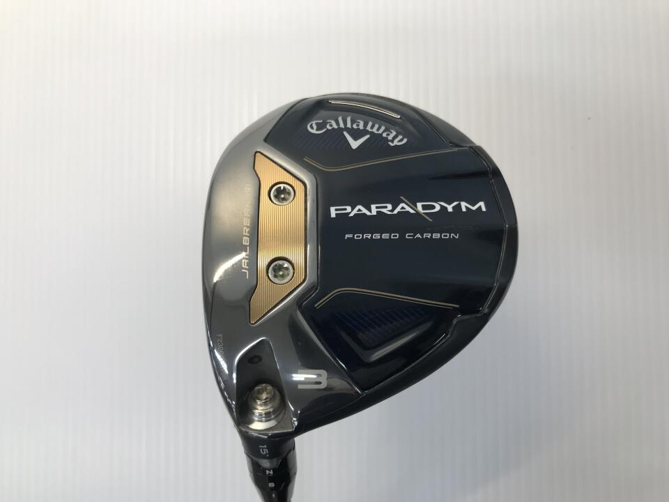 【中古】キャロウェイ PARADYM フェアウェイウッド 3W 15° Sフレックス 42.75インチ ヘッドカバーあり SPEEDER NX BK50 リシャフト品 Cランク 左利き用 Callaway ゴルフクラブ パラダイム ゴルフドゥ ゴ