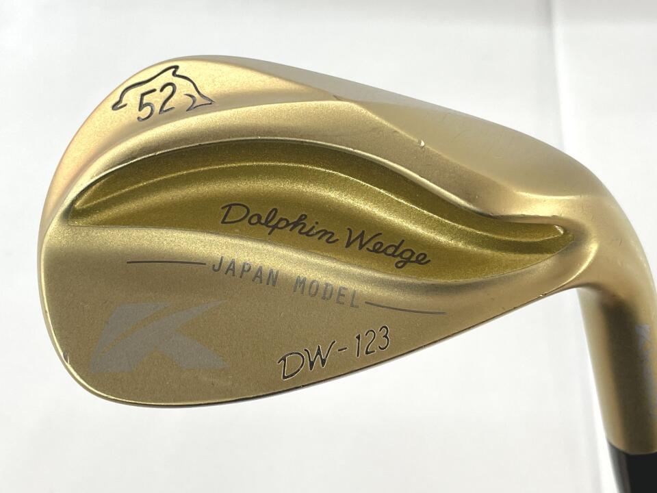 【中古】キャスコ Dolphin Wedge DW-123 ゴールド ウェッジ 52° S200フレックス 35.25インチ ダイナミックゴールド 95 Cランク 右利き用 Kasco ゴルフクラブ ゴルフドゥ ゴルフ用品 GOLF DO 中古ゴルフク