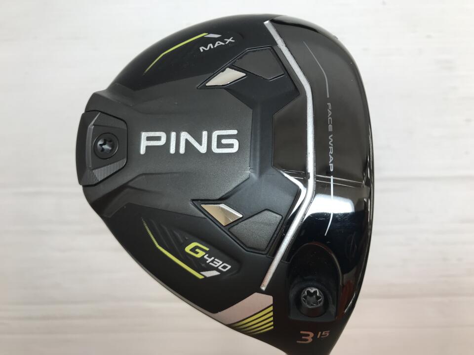 【中古】ピン G430 MAX フェアウェイウッド 3W 15° Rフレックス 43.0インチ ヘッドカバーあり ALTA J CB BLACK Cランク 右利き用 PING ゴルフクラブ G430マックス ゴルフドゥ ゴルフ用品 GOLF DO 中古ゴル