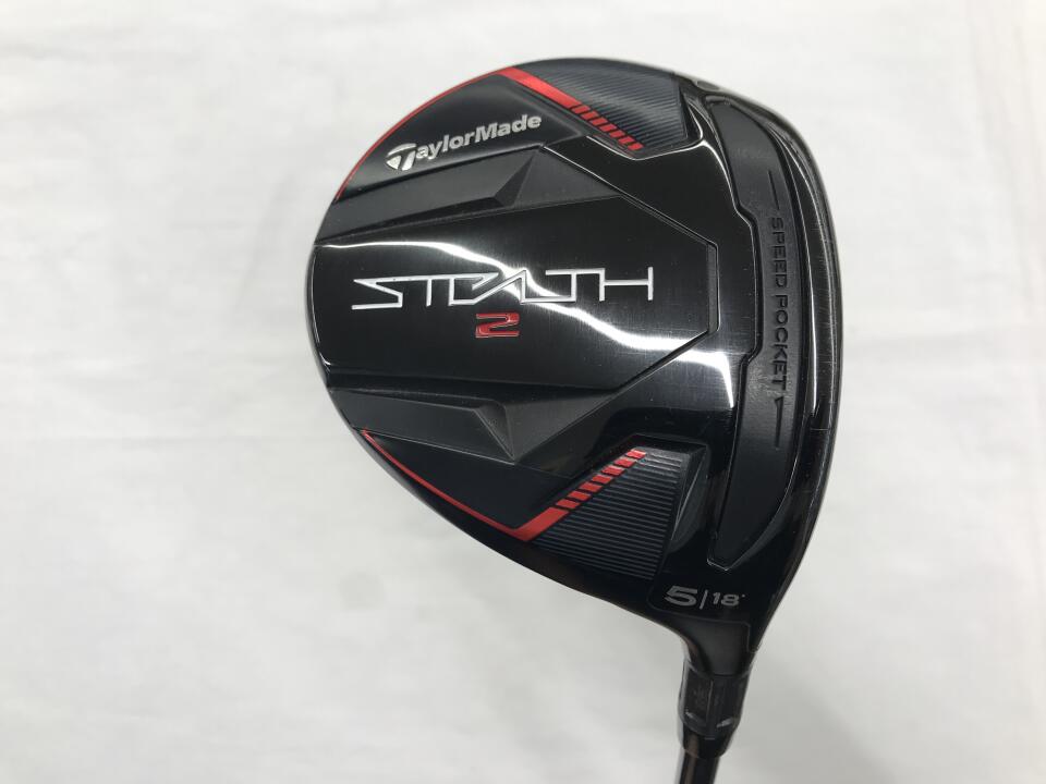 【中古】テーラーメイド STEALTH2 フェアウェイウッド 5W 18° Rフレックス 42.25インチ ヘッドカバーあり ディアマナ　BULE TM50 リシャフト品 Cランク 右利き用 Taylormade ゴルフクラブ ステルス2 ゴ