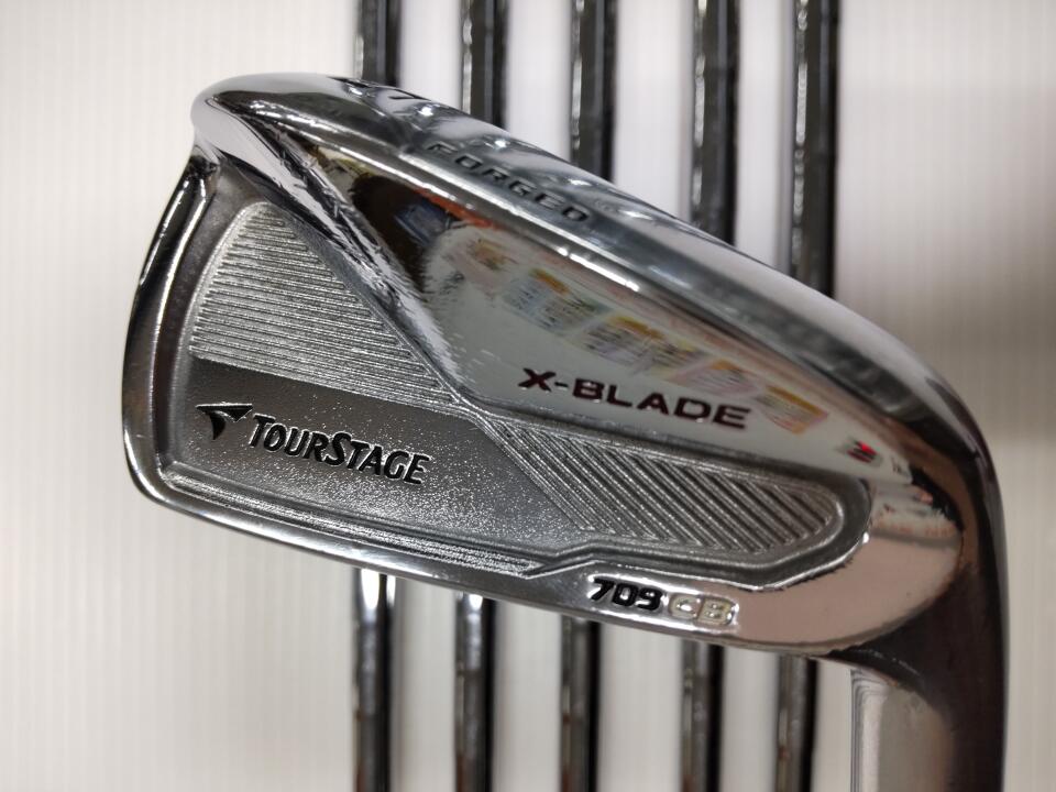 【中古】ブリヂストン ツアーステージ X-BLADE 709 CB アイアンセット 25° Sフレックス 38.0インチ NSプロ950GHウエイトフロー Dランク 右利き用 BRIDGESTONE ゴルフクラブ ゴルフドゥ ゴルフ用品 GOLF DO
