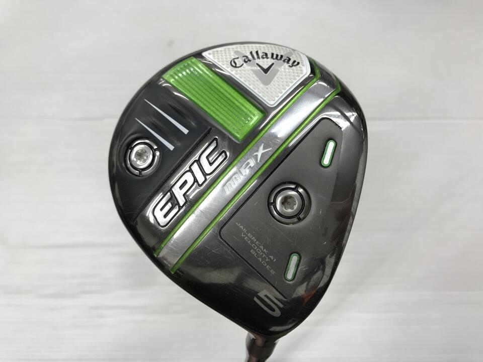 【中古】キャロウェイ EPIC MAX フェアウェイウッド 5W 18&deg; Rフレックス 42.25インチ Diamana 40 for Callaway(EPIC MAX) Dランク 右利き用 Callaway ゴルフクラブ エピックマックス ゴルフドゥ ゴルフ用品 GOLF｜ゴルフ ドゥ 中古クラブ店