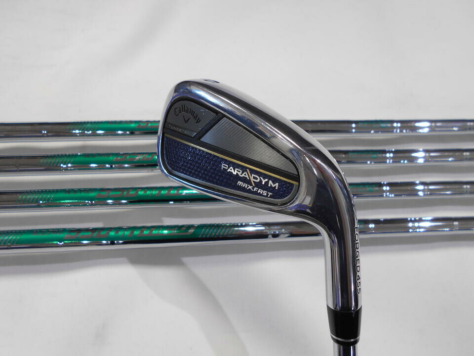 【中古】キャロウェイ PARADYM MAX FAST アイアンセット Sフレックス 37.75インチ NSプロ950GH neo リシャフト品 Cランク 右利き用 Callaway ゴルフクラブ パラダイムマックスファスト ゴルフドゥ ゴル