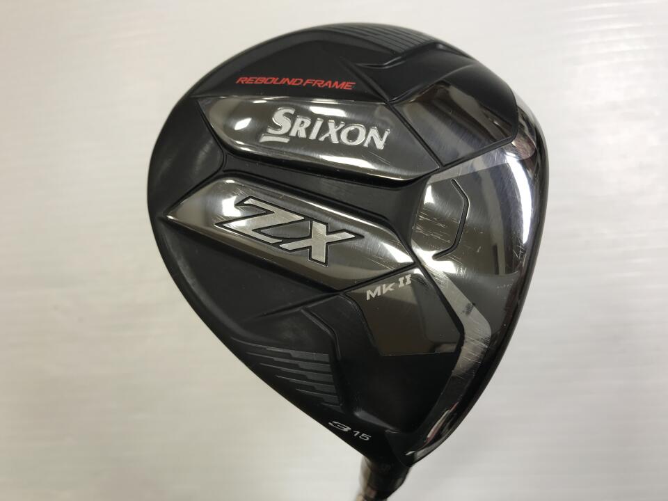 【中古】ダンロップ SRIXON ZX Mk2 フェアウェイウッド 3W 15° Sフレックス 43.25インチ ヘッドカバーあり Diamana ZX-2 50 Cランク 右利き用 DUNLOP ゴルフクラブ スリクソンZX MX2 ゴルフドゥ ゴルフ用品
