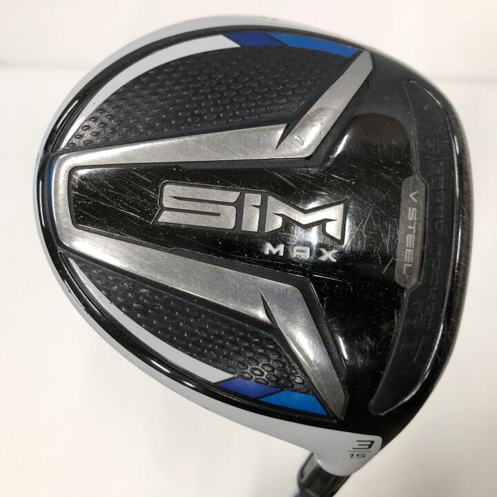 【中古】テーラーメイド SIM MAX フェアウェイウッド 3W 15° Sフレックス 43.0インチ Speeder 569EVOLUTION 5 リシャフト品 Dランク 右利き用 Taylormade ゴルフクラブ シムマックス ゴルフドゥ ゴルフ用品|ゴルフ ドゥ 中古クラブ店