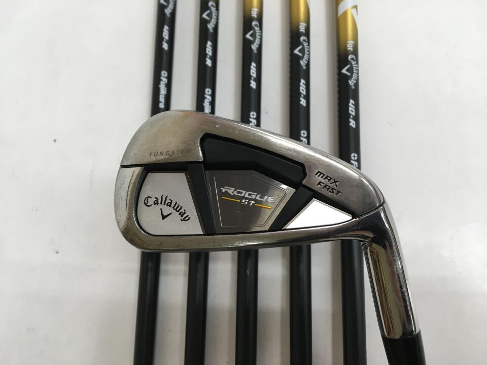 【中古】キャロウェイ ROGUE ST MAX FAST アイアンセット Rフレックス 37.5インチ SPEEDER NX 40 for Callaway Cランク 右利き用 Callaway ゴルフクラブ ローグSTマックスファスト ゴルフドゥ ゴルフ用品 GOLF D