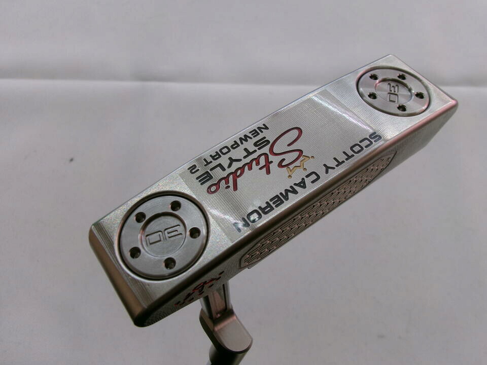 【中古】タイトリスト SC STUDIO STYLE NEWPORT 2 パター 34.0インチ ヘッドカバーあり オリジナルスチール Aランク 右利き用 Titleist ゴルフクラブ スコッティキャメロン スタジオスタイル ゴルフド｜ゴルフ ドゥ 中古クラブ店