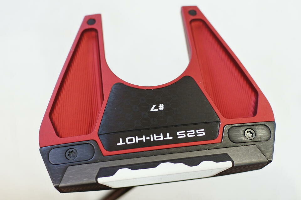 【中古】オデッセイ Square 2 Square TRI-HOT #7 パター 34.0インチ ヘッドカバーあり オリジナルスチール Cランク 右利き用 ODYSSEY ゴルフクラブ ゴルフドゥ ゴルフ用品 GOLF DO 中古ゴルフクラブ