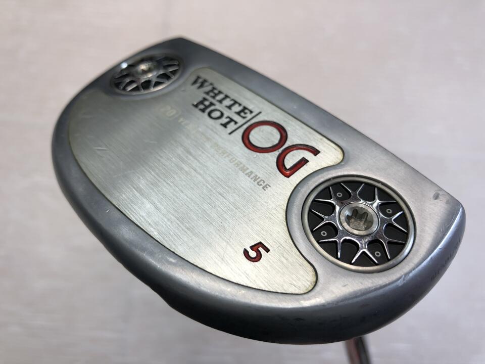 【中古】オデッセイ ホワイト ホット OG #5 パター 33.0インチ ヘッドカバーあり STROKE LAB Dランク 右利き用 ODYSSEY ゴルフクラブ ゴルフドゥ ゴルフ用品 GOLF DO 中古ゴルフクラブ