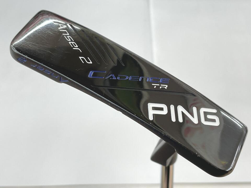 【中古】ピン CADENCE TR Anser 2 (青) パター 34.0インチ オリジナルスチール(長さ調整機能付) Cランク 右利き用 PING ゴルフクラブ ゴルフドゥ ゴルフ用品 GOLF DO 中古ゴルフクラブ