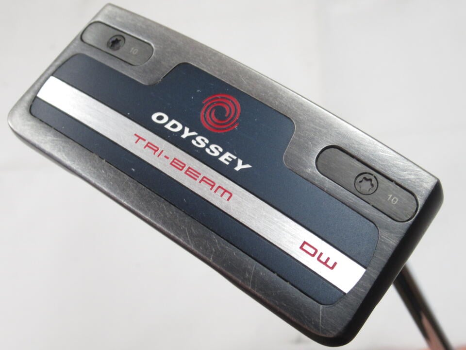 【中古】オデッセイ TRI-BEAM DOUBLE WIDE パター 33.0インチ ヘッドカバーあり STROKE LAB 70C RED Dランク 右利き用 ODYSSEY ゴルフクラブ ゴルフドゥ ゴルフ用品 GOLF DO 中古ゴルフクラブ