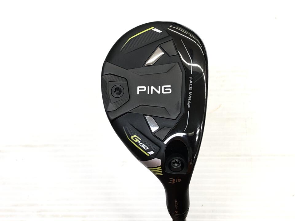 【中古】ピン G430 ユーティリティ 19° Sフレックス 40.25インチ ヘッドカバーあり ALTA J CB BLACK Cランク 右利き用 PING ゴルフクラブ ゴルフドゥ ゴルフ用品 GOLF DO 中古ゴルフクラブ