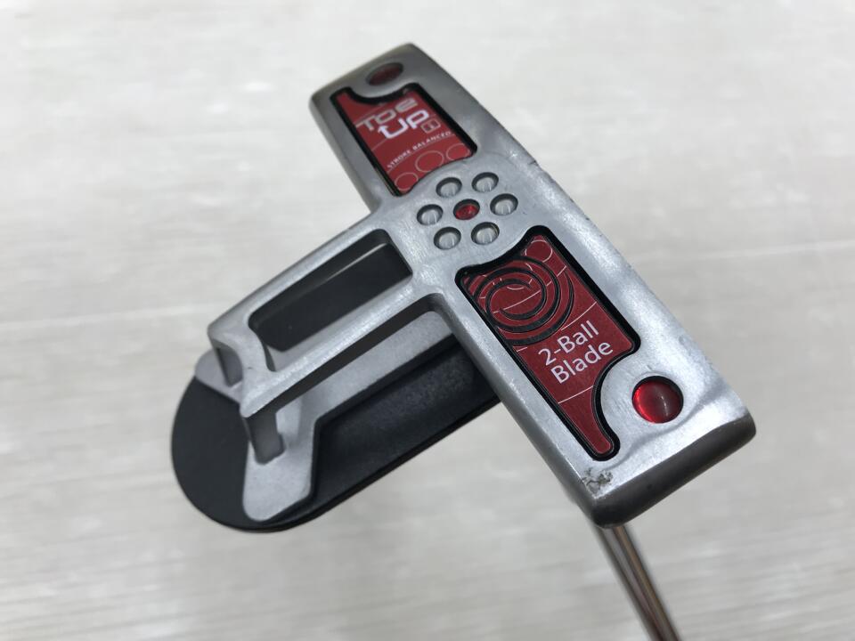 【中古】オデッセイ Toe Up i 2-BALL BLADE パター 33.0インチ オリジナルスチール Dランク 右利き用 ODYSSEY ゴルフクラブ ゴルフドゥ ゴルフ用品 GOLF DO 中古ゴルフクラブ