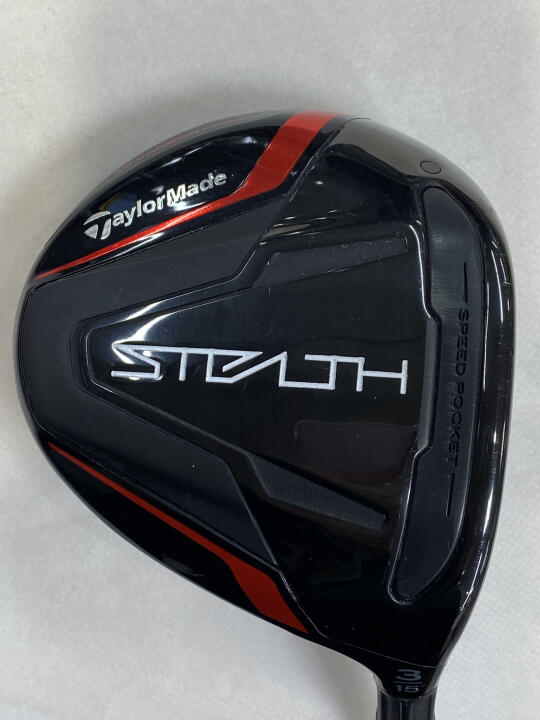 【中古】テーラーメイド STEALTH フェアウェイウッド 3W 15&deg; SRフレックス 43.25インチ ヘッドカバーあり TENSEI RED TM50 Cランク 右利き用 Taylormade ゴルフクラブ ステルス ゴルフドゥ ゴルフ用品 GOLF｜ゴルフ ドゥ 中古クラブ店